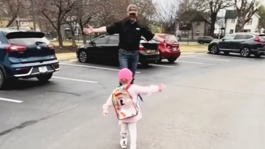 Dad reunites with his daughter who is fighting cancer