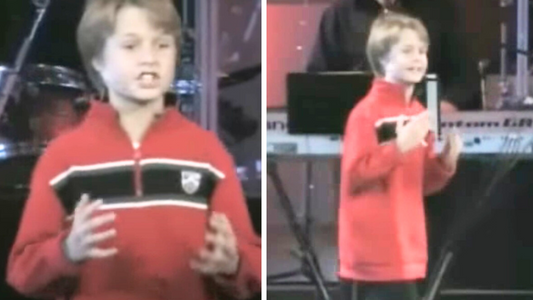Young boy points out Jesus in every single book of the bible
