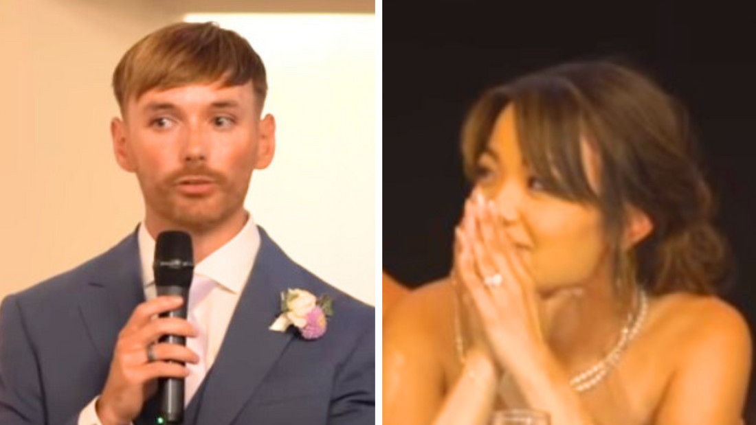 Man gives wedding speech and reveals he’s been keeping ‘secret’ from wife
