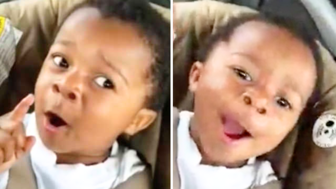 Baby Caught On Camera Singing Gospel Song