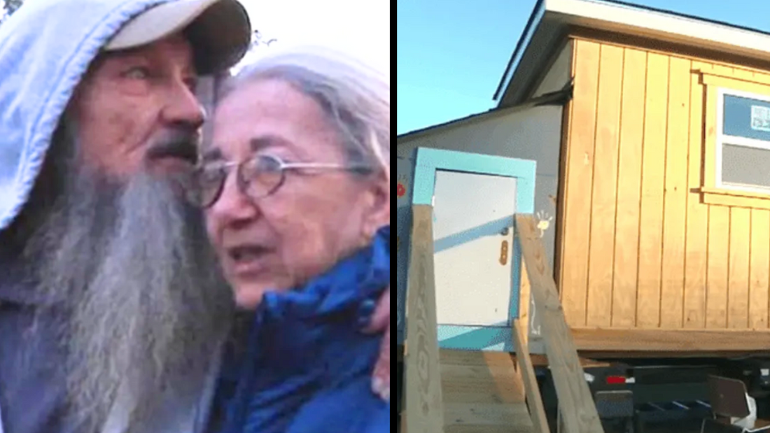 Kids build house for struggling veteran freezing at night