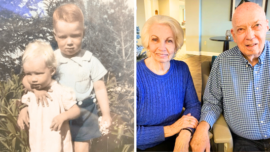 Couple met as toddlers are now celebrating their 64th year of marriage