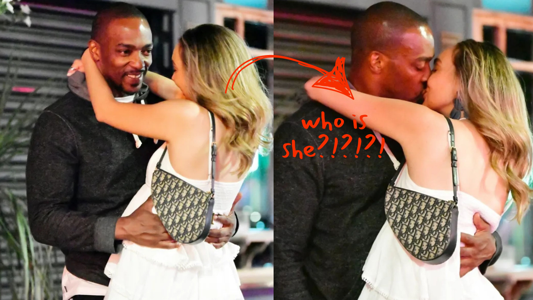 Anthony Mackie Spotted Sharing PDA with Mystery Woman in London!