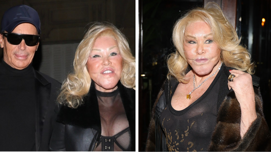 Jocelyn Wildenstein Reveals 'New' Face at Paris Fashion Week