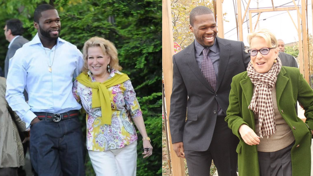 The Unlikely Friendship Between 50 Cent and Bette Midler