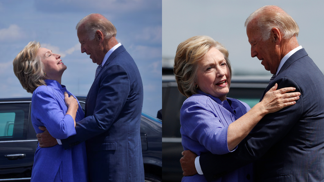 Biden's Long and Awkward Hug With Hillary Clinton Stirs Debate Among Netizens!