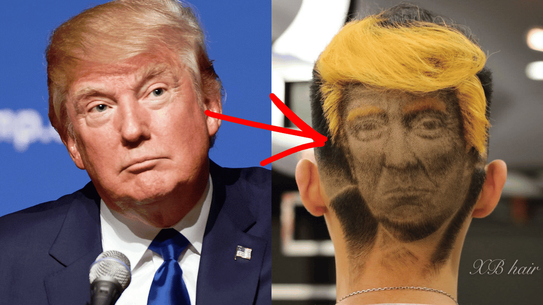 Would You Get a Trump Hair Tattoo? This Stylist Made It Happen!