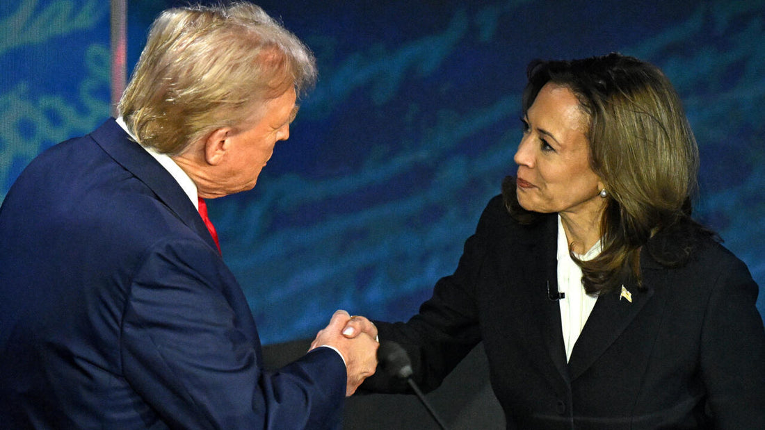 Harris Forces Trump Into A Handshake Before Presidential Debate!