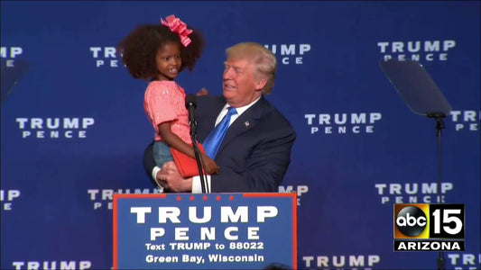 Donald Trump’s Adorable On-Stage Moments with Kids at Wisconsin Rally Steal the Show