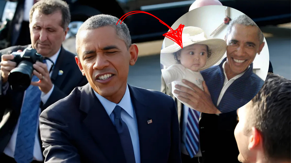 Obama Picks Up Someone Else's Baby At Airport!