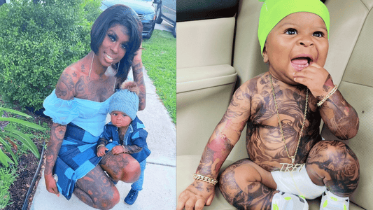 Mom Faces Backlash for Covering Toddler in Tattoos