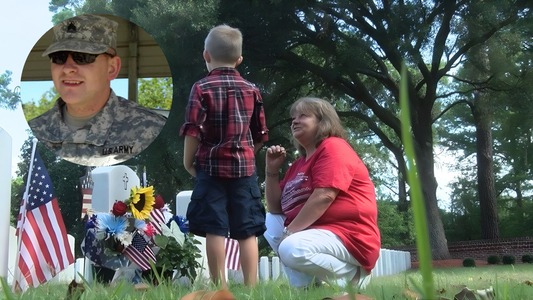 7-Year-Old Boy Honors Fallen Soldier with a Captain America Tribute