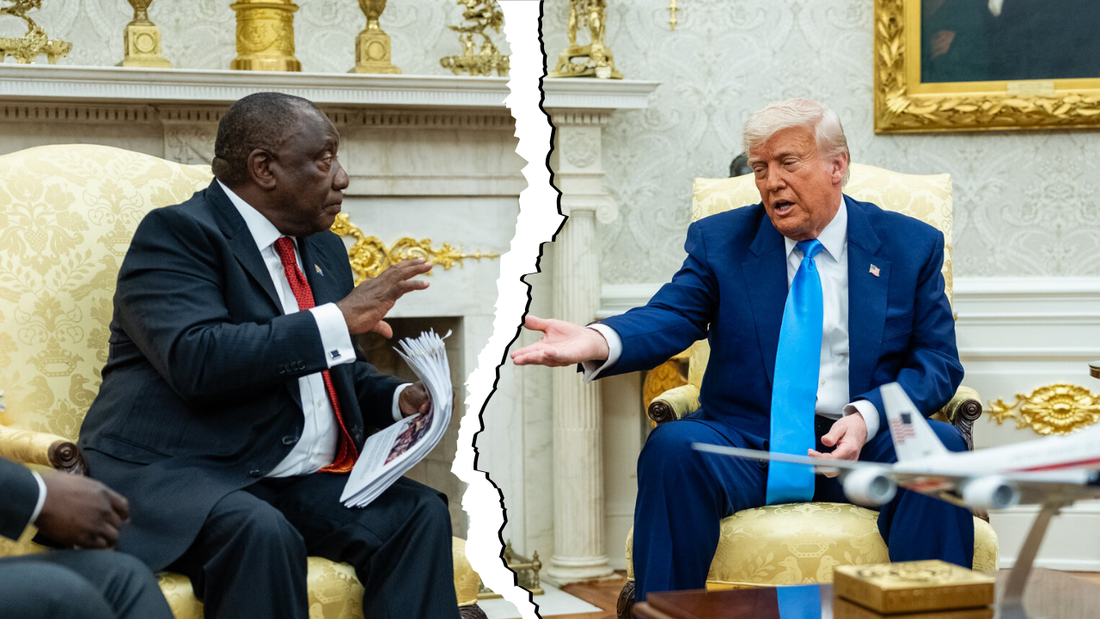 Trump Plays Graphic Videos for South African President in Heated White House Meeting!